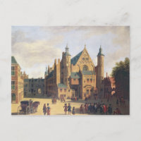 Ein Stadtplatz in Haarlem