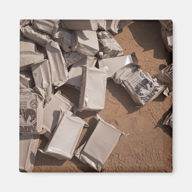 Ein Stapel zu essen Magnet (Vorne)