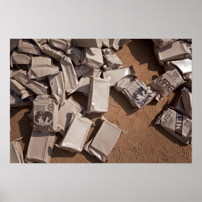 Ein Stapel zu essen Poster (Vorne)