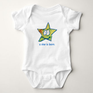 "Ein Star ist Geboren" Baby Jersey Bodysuit Strampler