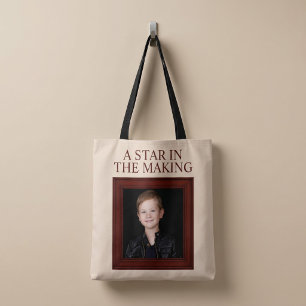 EIN STERN IM WERDEN Personalisiertes Kinderfoto Tasche