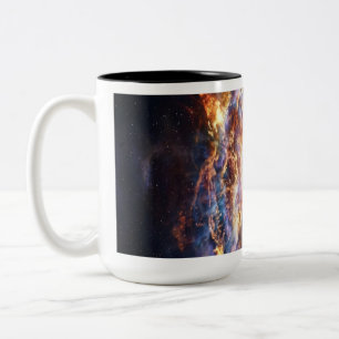 Ein Stern wird zur Supernova Zweifarbige Tasse