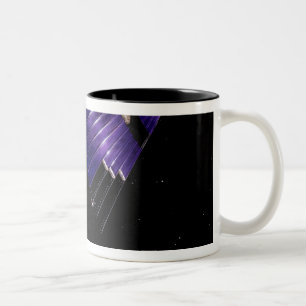 Ein sternartiger Bergbauauftrag Zweifarbige Tasse