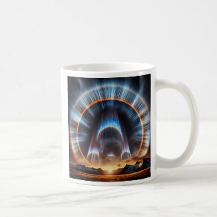 Ein Sternenlichtring erhebt sich. Kaffeetasse