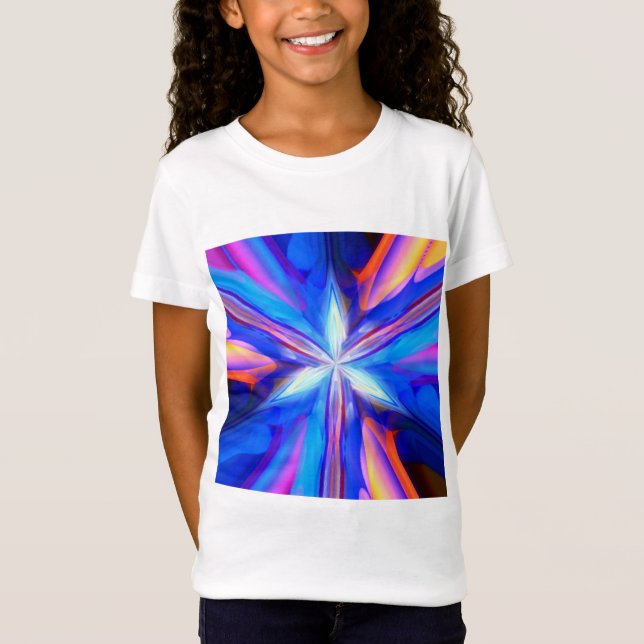 Ein Sternentanz in der Nacht T-Shirt (Vorderseite)
