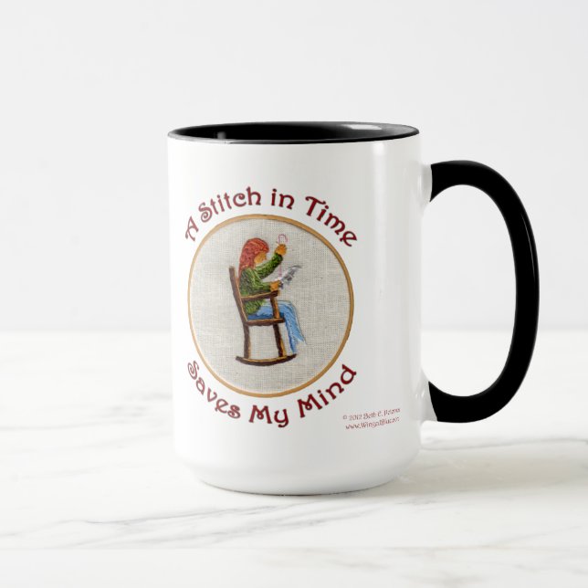 Ein Stich in der Zeit-Tasse Tasse (Rechts)
