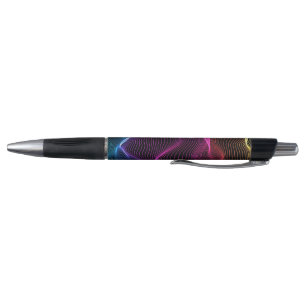 Ein Stift mit silberner Spitze und Clip