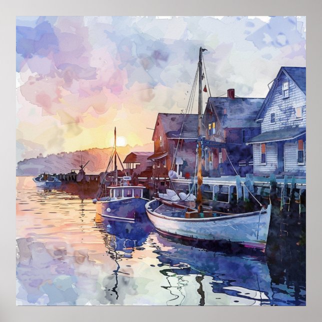 Ein Stiller Hafen Poster (Vorne)