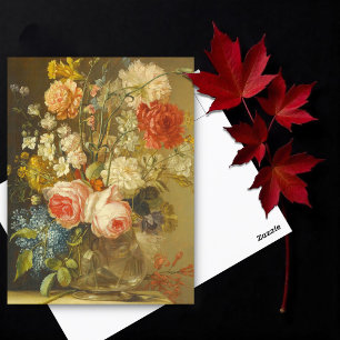 Ein Stillleben mit Rose, Ludovico Stern Postkarte