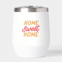 Ein stilvolles Jug mit Design "Zuhause Sweet Zuhau