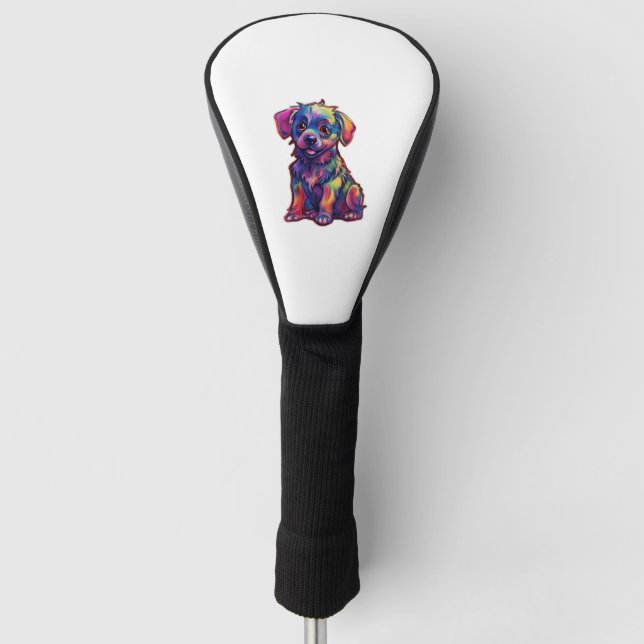 Ein Strahl der Freude, der fluoreszierende leuchte Golf Headcover (Vorderseite)