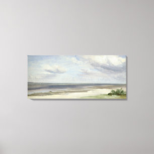 Ein Strand auf der Ostsee bei Laboe, 1842 Leinwanddruck