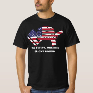Ein Stück eins Bite One Round Food Guns Schulden U T-Shirt