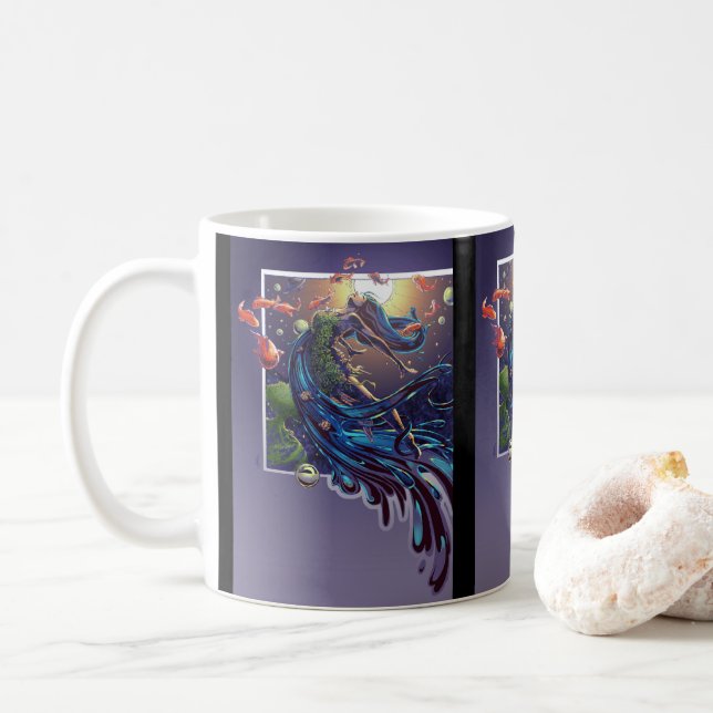 Ein Stück Fantasie Kaffeetasse (Mit Donut)