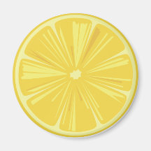 Ein Stück gelber Zitrone