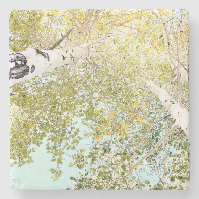 Ein Stück Himmel Steinuntersetzer (Vorderseite)