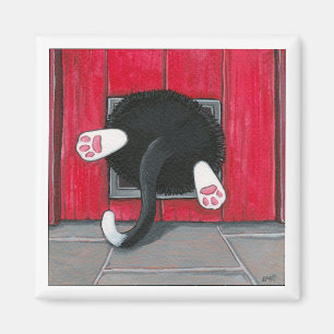 Ein Stück Katzenmagnet Magnet