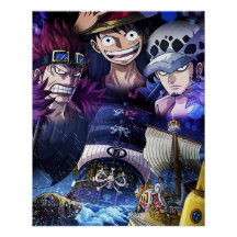 Ein Stück , Law , Luffy und Captain Kid