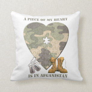 Ein Stück meines Herz-Armee-Ehefrau-Kissens Kissen