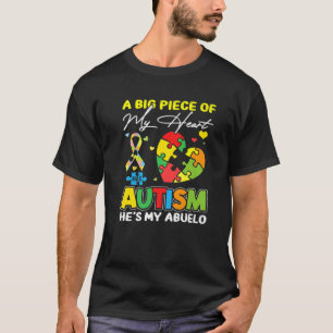 Ein Stück meines Herzens hat Autismus in meinem Ab T-Shirt