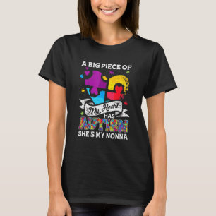 Ein Stück meines Herzens hat Autismus meine Nonna T-Shirt