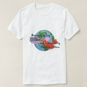 Ein Stück meines Herzens ist im China-T - Shirt