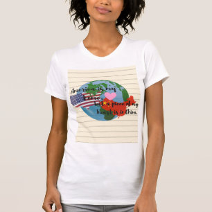 Ein Stück meines Herzens ist im T - Shirt der