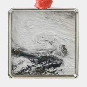 Ein Sturm über dem Schwarzen Meer und dem Meer vo Silbernes Ornament