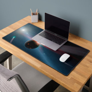 Ein Sturm von Kometen im Eta Corvi-System. Schreibtischunterlage