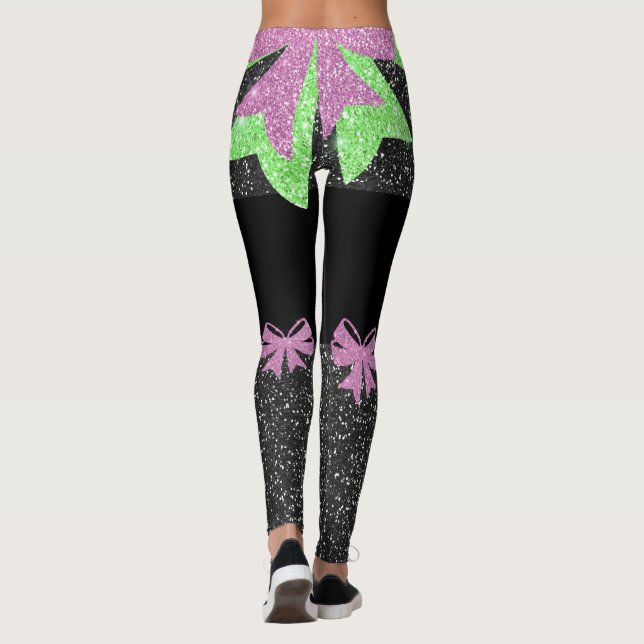 Ein subtiles bisschen Bling Pop Fashion Leggings (Rückseite)