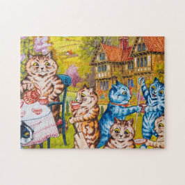 Ein Summer Tee Party von Louis Wain