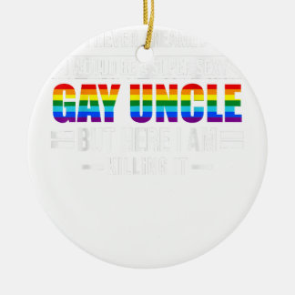 Ein supersexy Gay Uncle Guncle Keramik Ornament