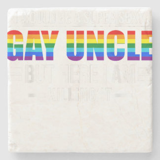 Ein supersexy Gay Uncle Guncle Steinuntersetzer