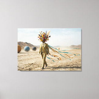 Ein surrealer Wüstentraum Leinwanddruck