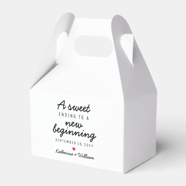 Ein Süß, der zu einer neuen Vorgabe endet Geschenkschachtel (Vorderseite)