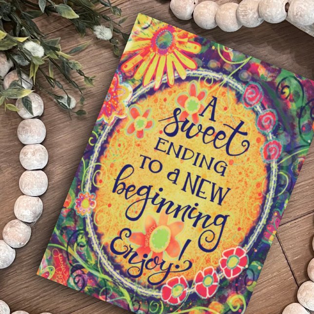 Ein süßer Abschluss zu einem neuen Beginnstoff Karte (Von Creator hochgeladen)