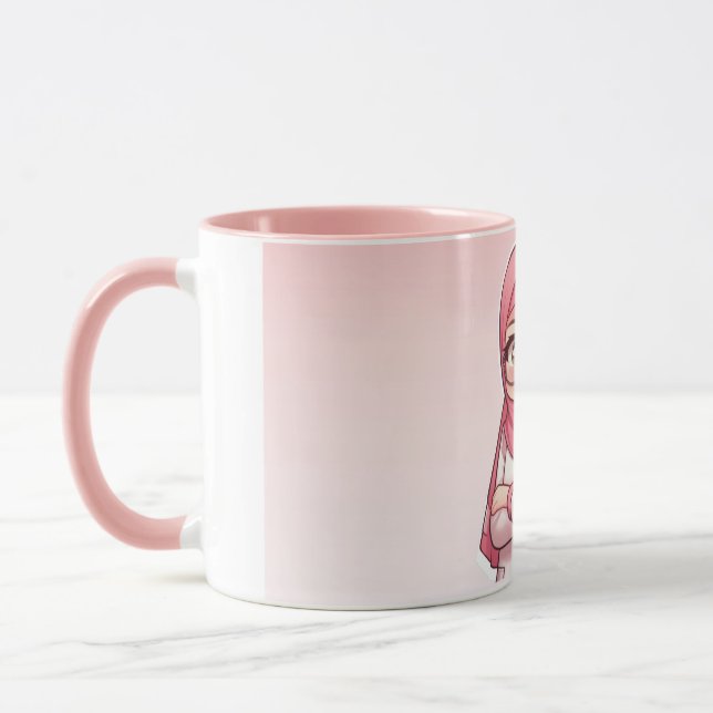 Ein süßer Hijabi-Becher ✨ Tasse (Links)