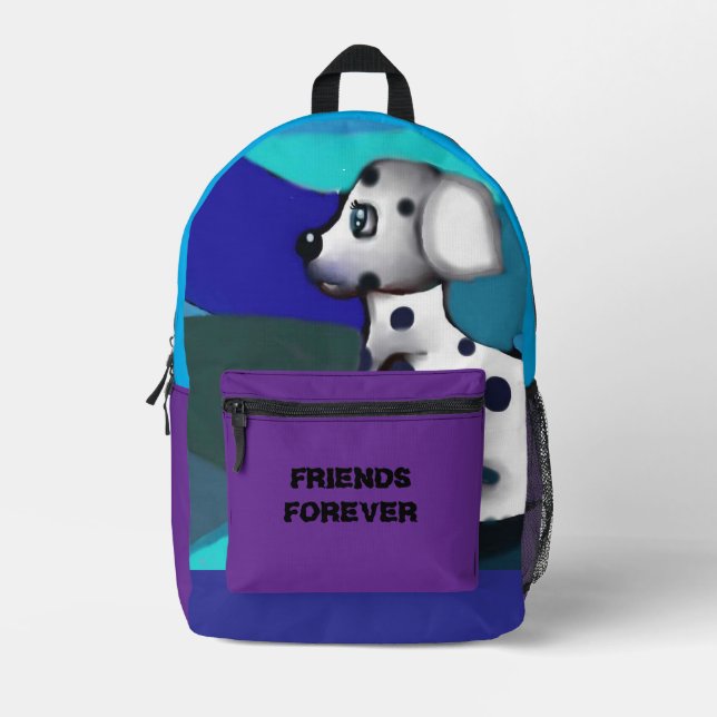 Ein süßer Hund Bedruckter Rucksack (Vorderseite)