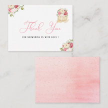 Ein süßer Kürbis Dankeschön Karte