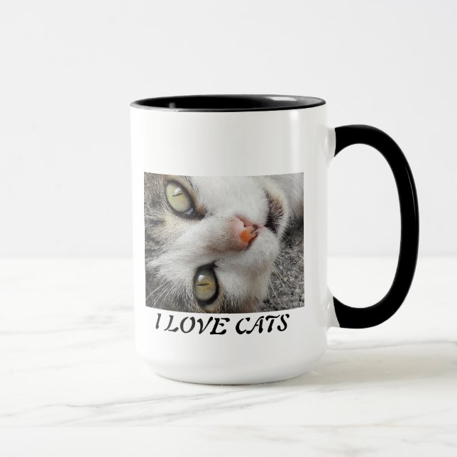 EIN SÜSSER UND SCHÖNER CAT TASSE (Rechts)