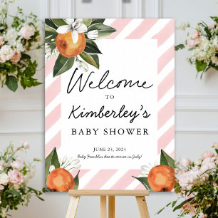 Ein süßes Baby auf dem Weg Clementine Willkommen Poster