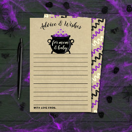 Ein süßes Baby braut Halloween-Kinderdusche