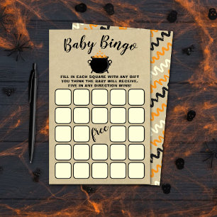 Ein süßes Baby braut Halloween-Kinderdusche