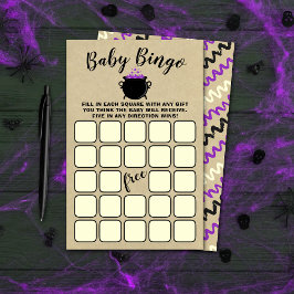 Ein süßes Baby braut Halloween-Kinderdusche