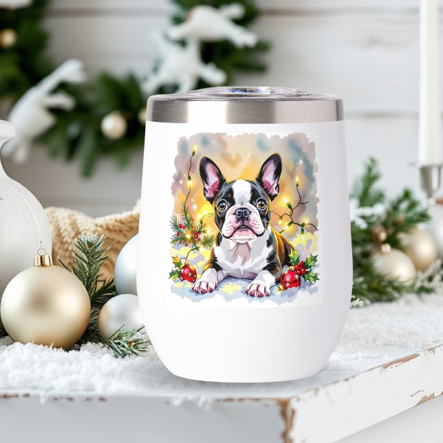 Ein süßes Boston-Terrier-Weihnachten (Von Creator hochgeladen)