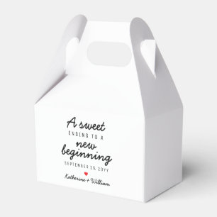 Ein süßes Ende zu einer neuen Anfang-Gewohnheit Geschenkschachtel