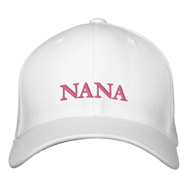 Ein süßes Geschenk! Nana-bestickte Kappe (Vorderseite)