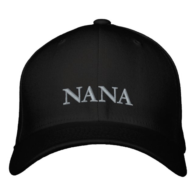 Ein süßes Geschenk! Nana-bestickte Kappe (Vorderseite)