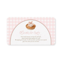 Ein süßes kleines Cutie Pie rosa Gingham-Bücher fü
