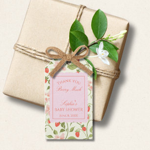 Ein süßes Mädchen ist auf dem Weg Baby Shower Geschenkanhänger